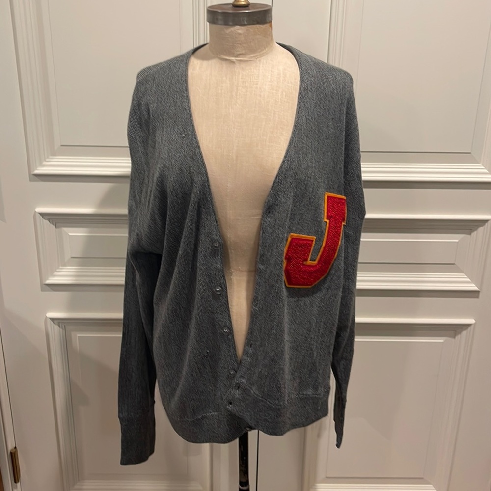 Oversized Varsity letter sweater